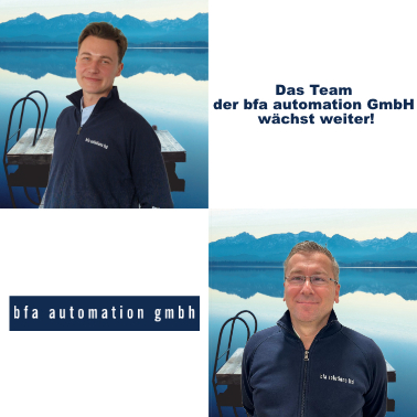 Das Team der bfa automation GmbH wächst weiter!